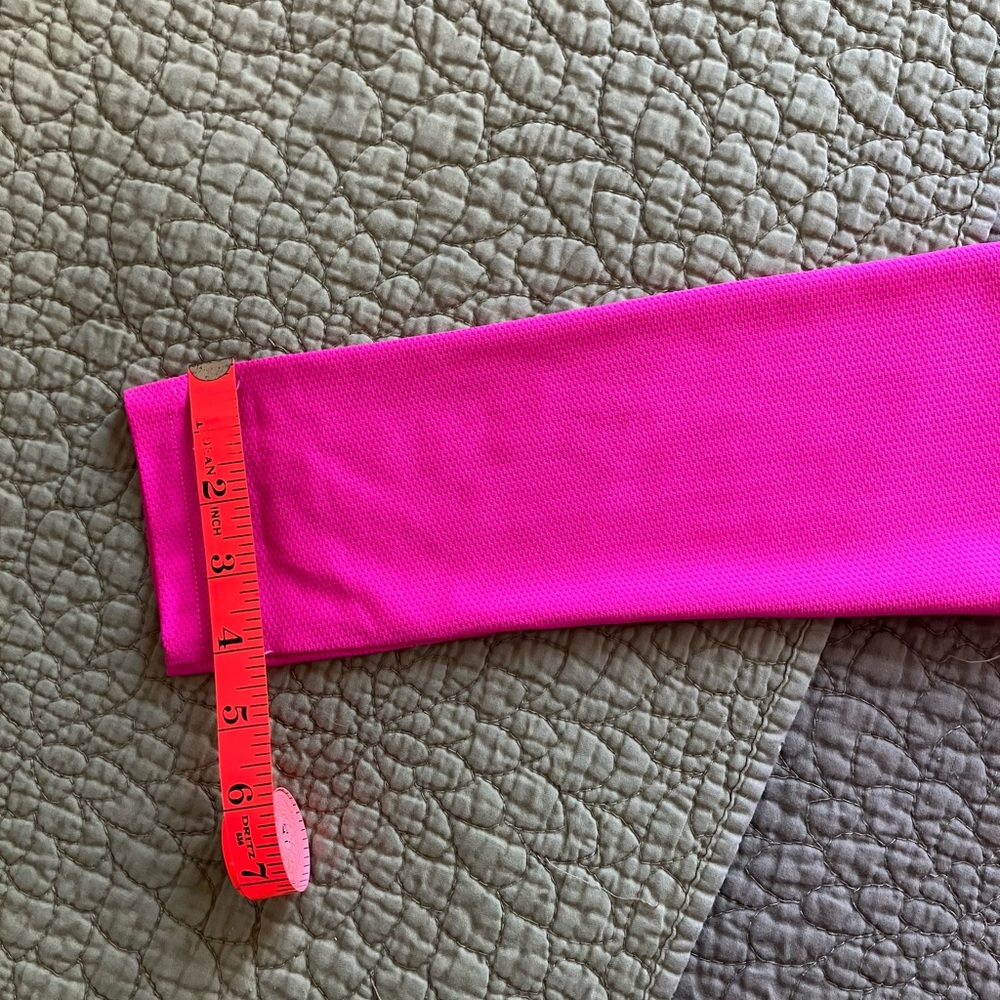 🎉 3/$15 Adidas Women’s Golf Hot Pink Quarter-Zip Long Sleeve Top L - Picture 12 of 12